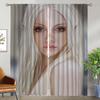 Блэкаут кухонные шторы для гостиной занавеска женщина-эльф домашние интерьерные шторы 2 штуки шторы тюль для спальни перегородка