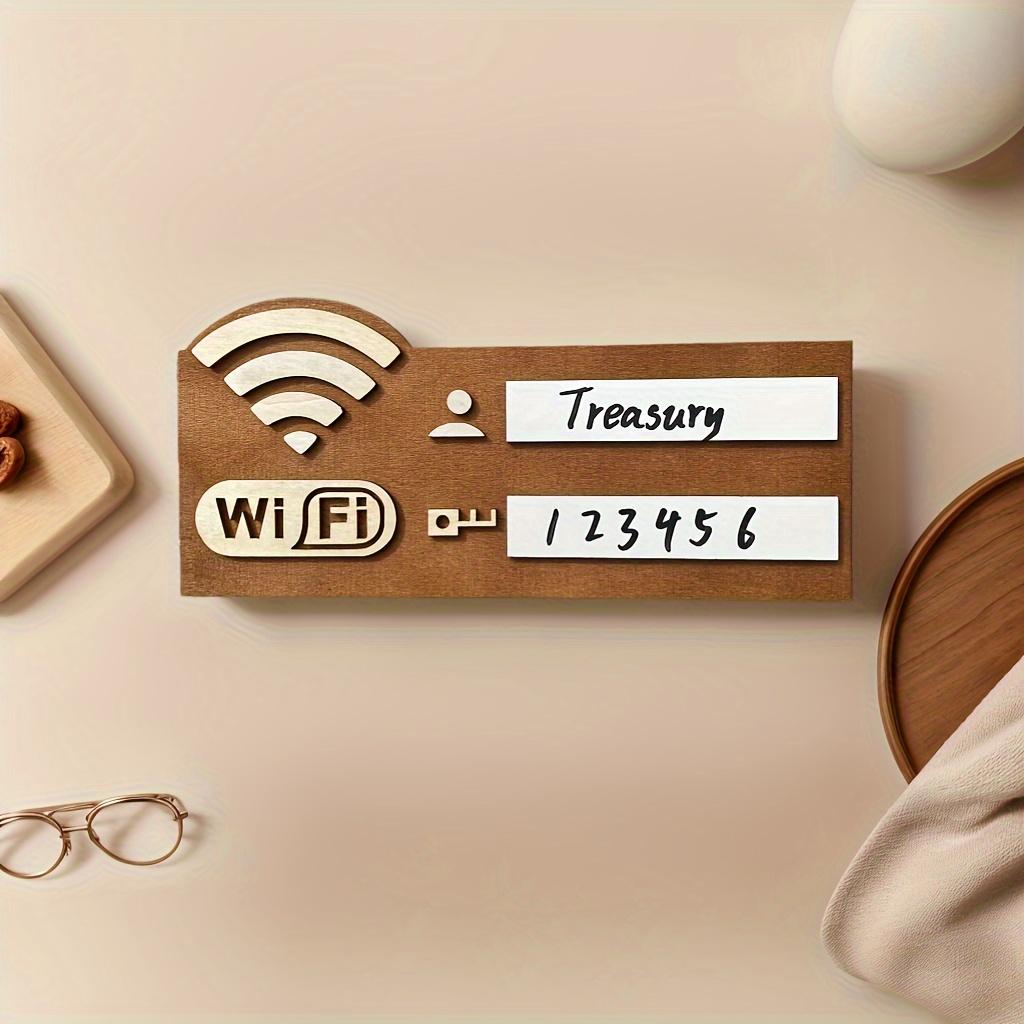 1 шт. Знак с теплым напоминанием о пароле Wi-Fi, Рукописный логотип, Знак бесплатного Wi-Fi, Знак напоминания о беспроводной сети
