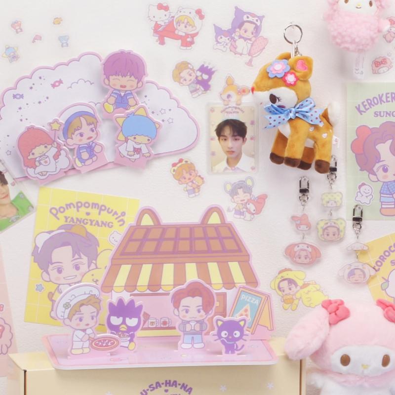 Набор акриловых подставок Nct X Sanrio Characters