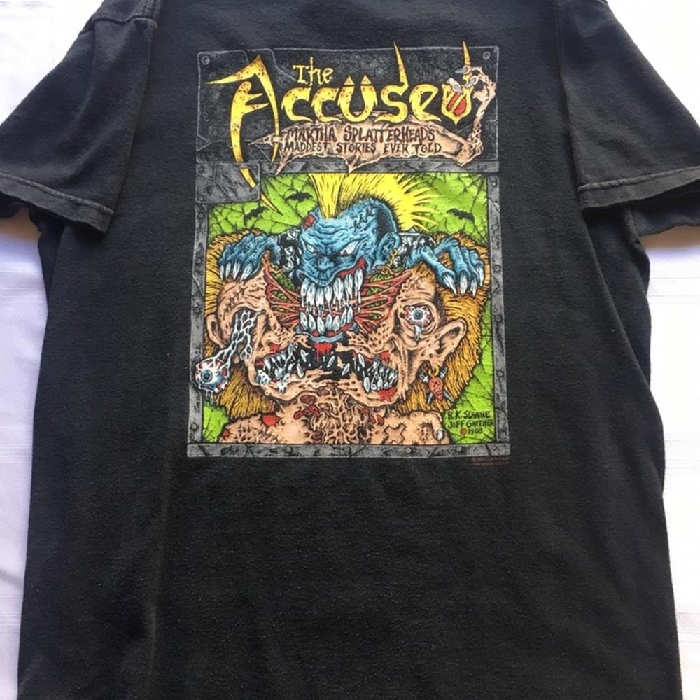 The Accused Band The Curse of Martha Splatterhead Black S-5XL Shirt TU389 Unisex T-Shirt