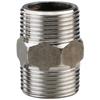 304 Stainless Steel Double Male Thread Pipe Connector (2-Pack)