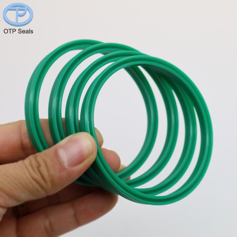 Y-type sealing ring polyurethane single lip piston rod PU green Y-ring seals non-standard parts shaped parts factory customized