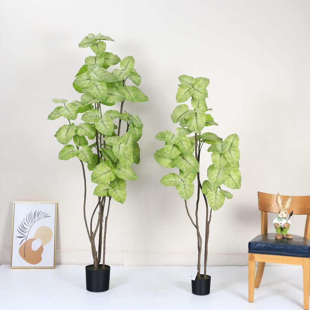 Nordic High-End Faux Fiddle-Leaf Fig Plant for Living Room and Bedroom Decor