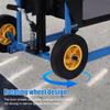 450 Lbs Pallet Jack Table Cart Swivel Casters Manual Forklift Material Stacker Portable Hand Pallet Truck Lift for Construction