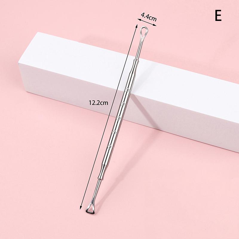 Инструмент для удаления черных точек с черными точками, прыщи, иглы для выдавливания прыщей, инструменты, ложка для чистки лица, экстрактор комедонов, очиститель пор