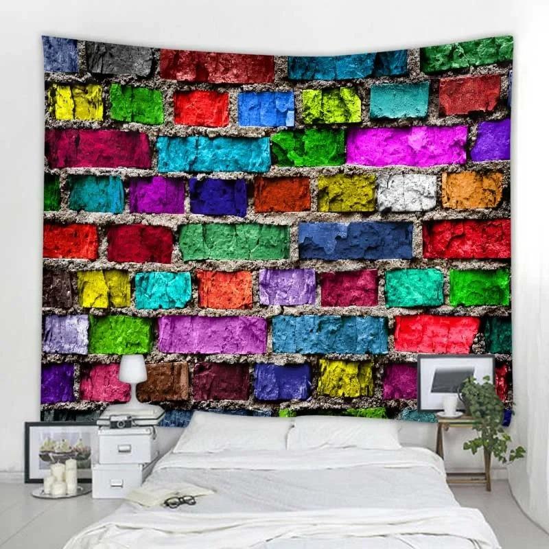 Винтажная деревянная панель, декоративный гобелен, декор для дома, стены, гостиной, офиса, гобелен