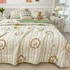 Summer Quilt 2024 New Double Layer Yarn Water Wash Printed Cool Blanket For Summer Flower  Air Conditioning Quilt Sheet