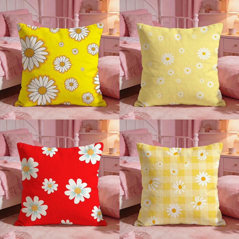 DecordaisyS Cushion Cover Premium Comfort Reversible Pillow Cove Two in One Design for Any Room Car Interior