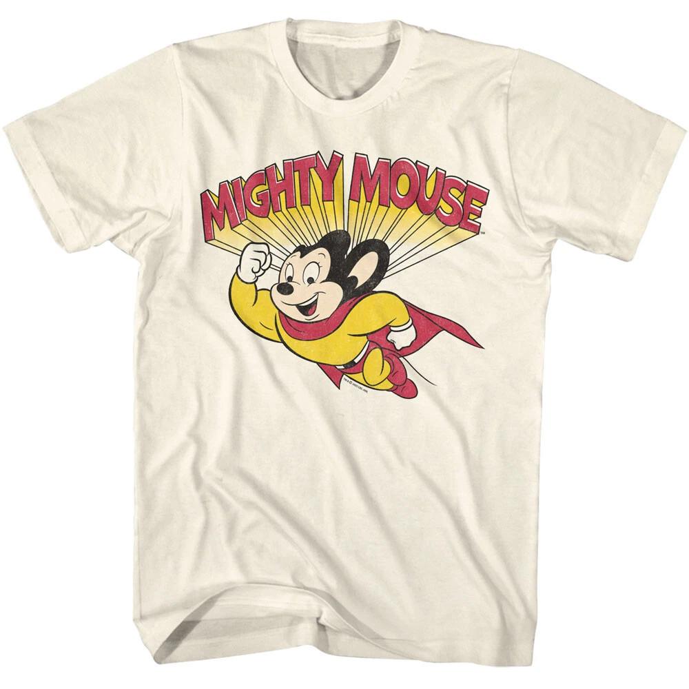 Mighty Mouse Cartoon Mighty Mouse Flying Men's T Shirt