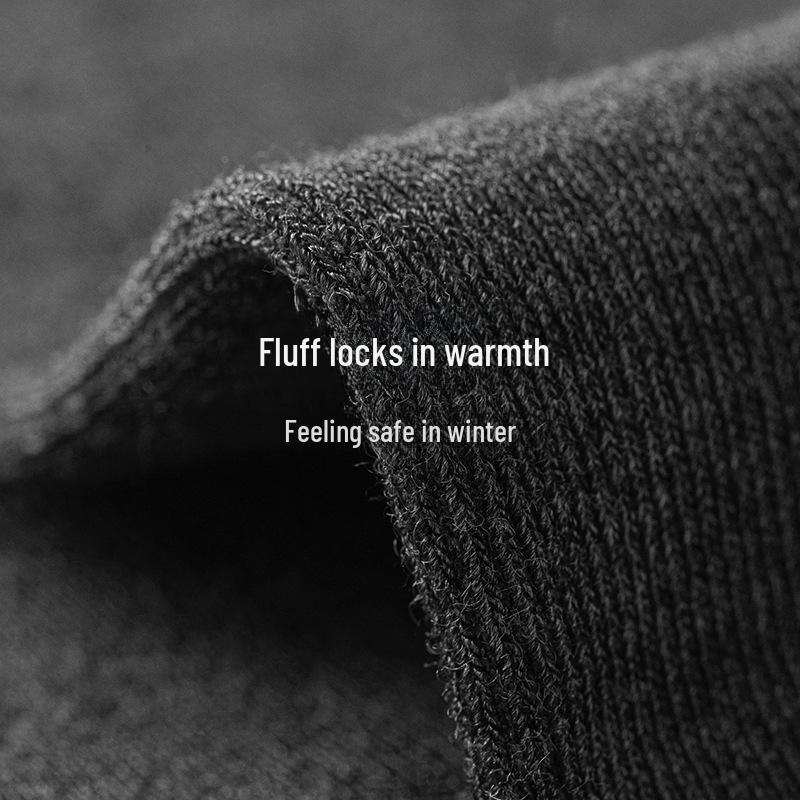 High-Waisted Gray Leggings with Velvet Lining for Spring & Autumn - Women's Belly-Tightening Pants with Non-Slip Design