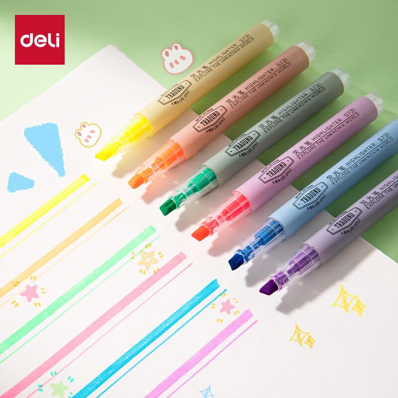 Deli Yellow Highlighter Pen