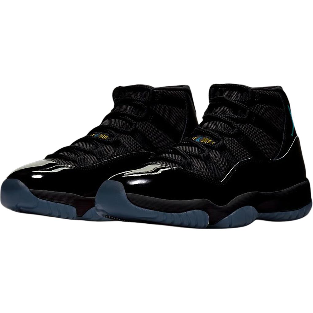 Air Jordan 11 Retro PS Gamma Blue 2025 Детские кроссовки Черный Varsity-Maize 378039-047