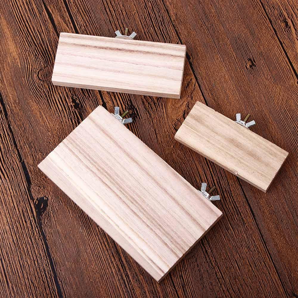 Клетка для волнистого попугайчика и хомяка Измельчитель лап Товары для домашних животных Стойка для попугая Насесты для птиц Платформа Деревянная подставка Платформа