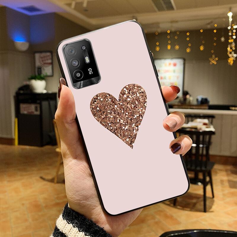 Чехол для телефона в стиле розового золота с любовью для OPPO A54 A74 A94 A53S A9 A5 A15 A16 A91 A96 A76 Reno8 8Pro Reno2 Z