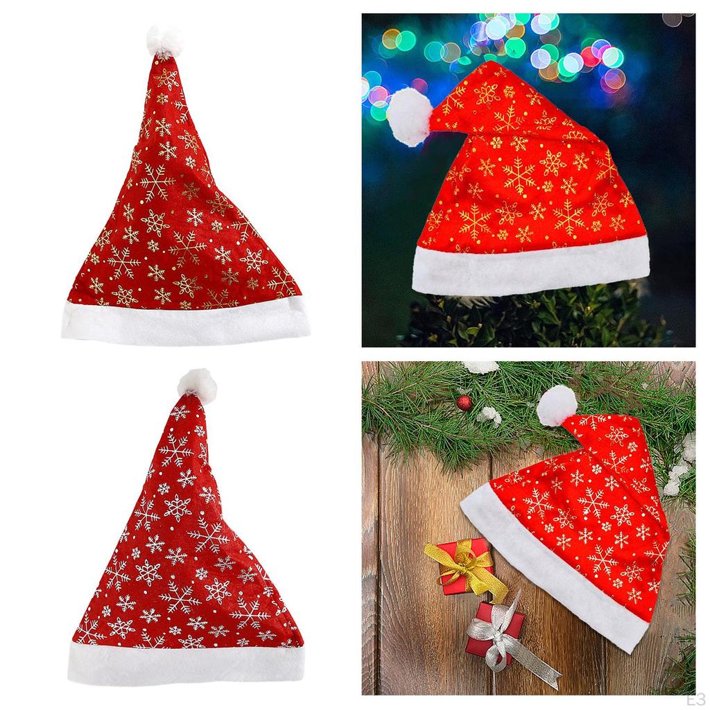 Снежинка Рождественская шапка головной убор мужской женский косплей костюм аксессуары Санта для