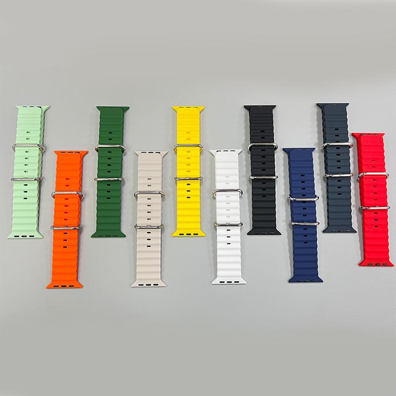 Силиконовый Ocean Band для Apple Watch Series 8/9/10 Ultra