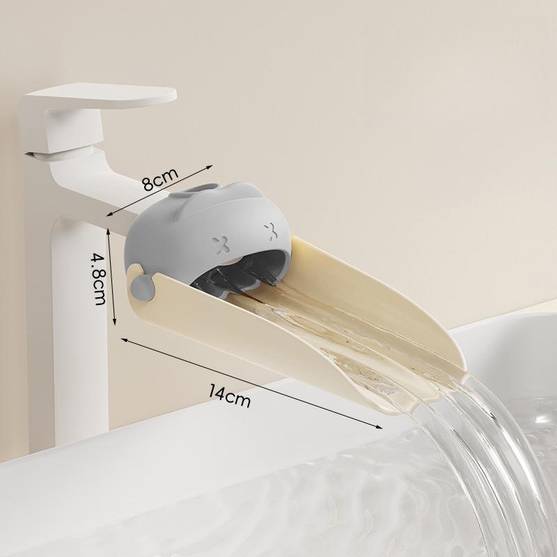 1 шт. Удлинитель для смесителя, Защита от брызг, Удлинитель для кухонного и ванного смесителя, Милый мультяшный желоб для направления воды