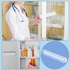 Vial Holder for Freezer Small Bottle Includes Sticky Sheets Compact Storage Shelf Daily Use