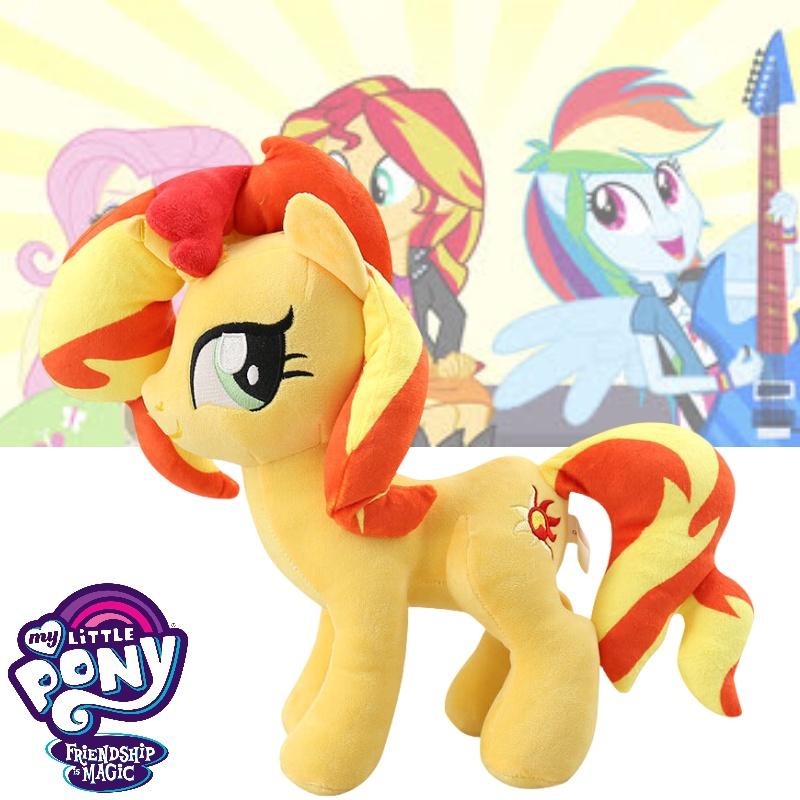 Очаровательная плюшевая кукла-единорог Радуга My Little Pony, мягкая и приятная на ощупь игрушка для девочек