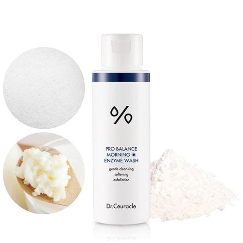 Доктор. Ceuracle Pro Balance Morning Enzyme Wash 50г – Мягкая пудра для умывания для ежедневного использования