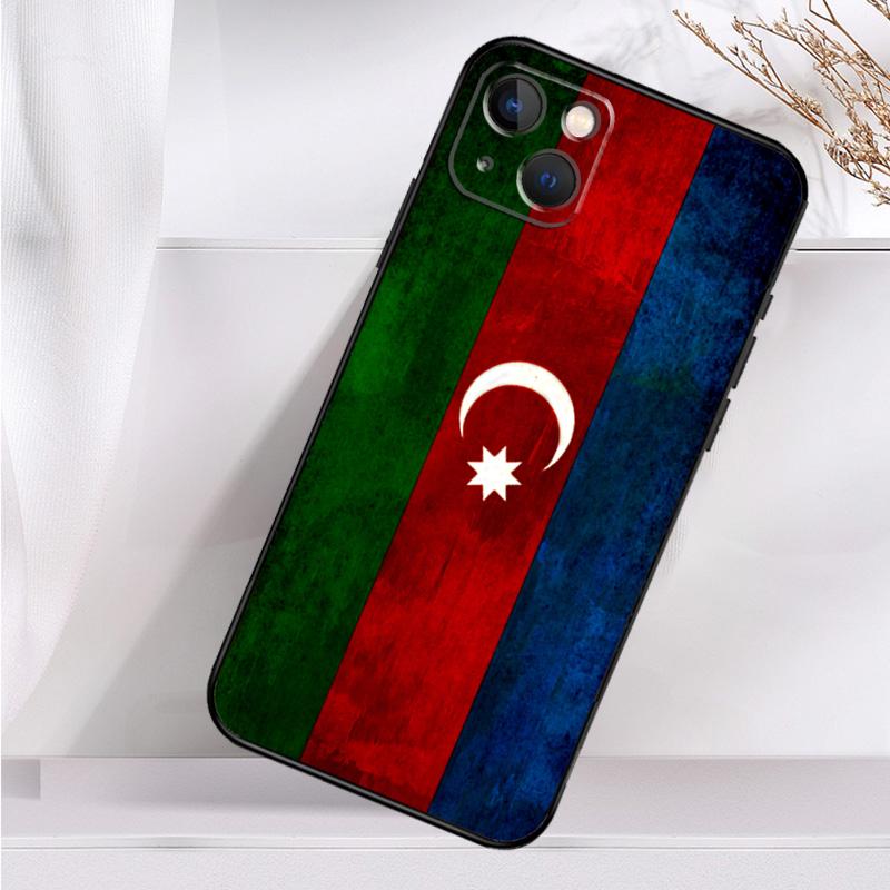 Azerbaijan Flag Phone Case For iPhone 16 15 14 13 12 11 Pro Max Mini X XR XS Max 7 8 Plus Back Cover