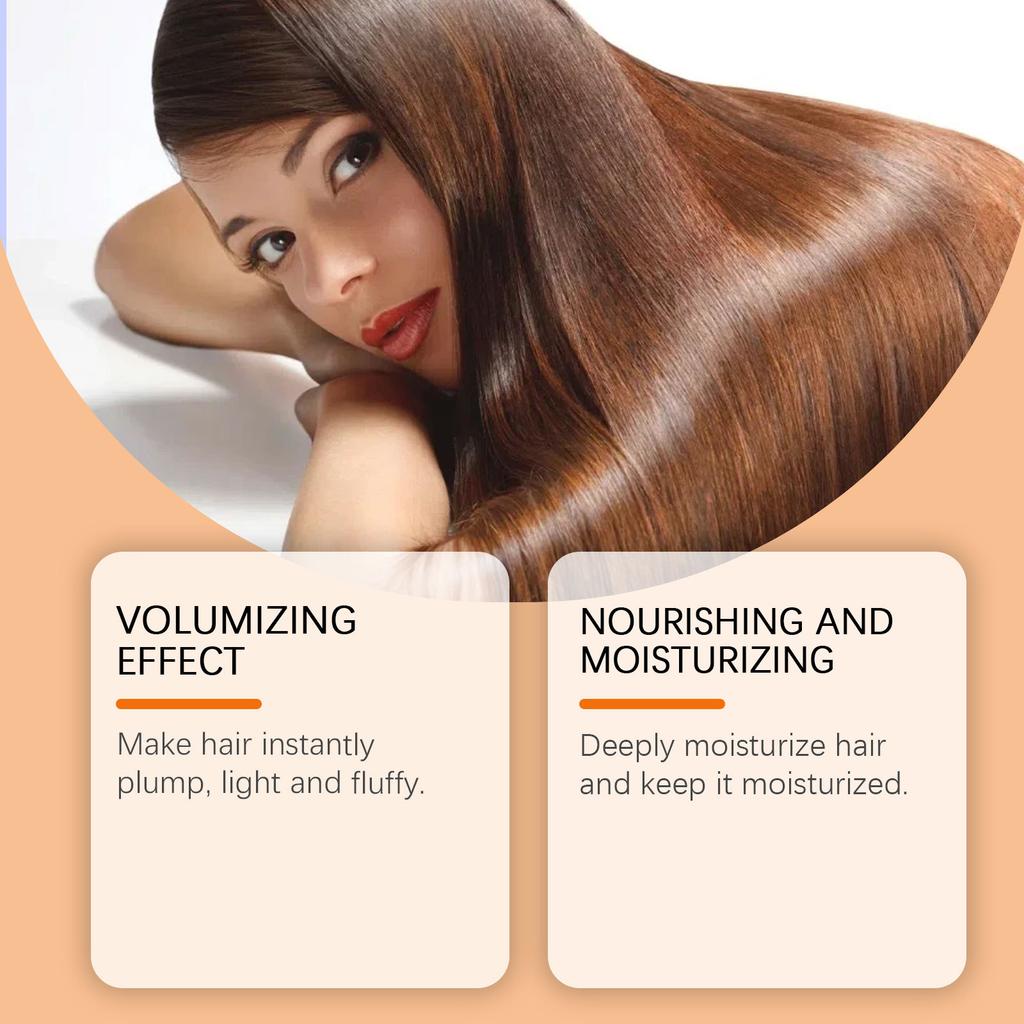 HOEGOA Argan Oil Hair Mask Moisturizing Hydrating Smoothing Natural Shine Hair Care 100ml