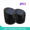 2/4 шт. Солнечный садовый светильник, уличный светильник для тротуара, патио, светильник для забора, светильник для газона, светильник для террасы, декор в виде тени цветка сливы