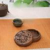 Wood Incense Burner, Chinese Zen Style Coil Ash Catcher Minimalist Home Office Decor Meditation Aromatherapy Tray