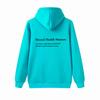 Aesthetic Hoodie with Words On Back Unisex Trendy Hoodies Mental Health Matters Letter Print Hoodie Mental Health Awareness Pullover
