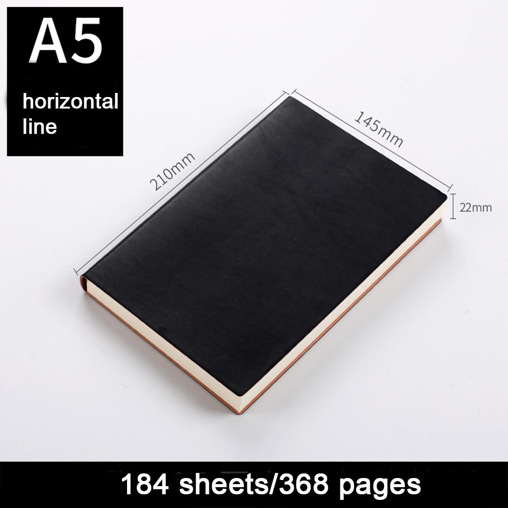 (Free Logo Engraving) A5 Soft Leather Blank Notebook, Solid Color Notepad, Business Meeting Record Book, Student Diary, Travel Log