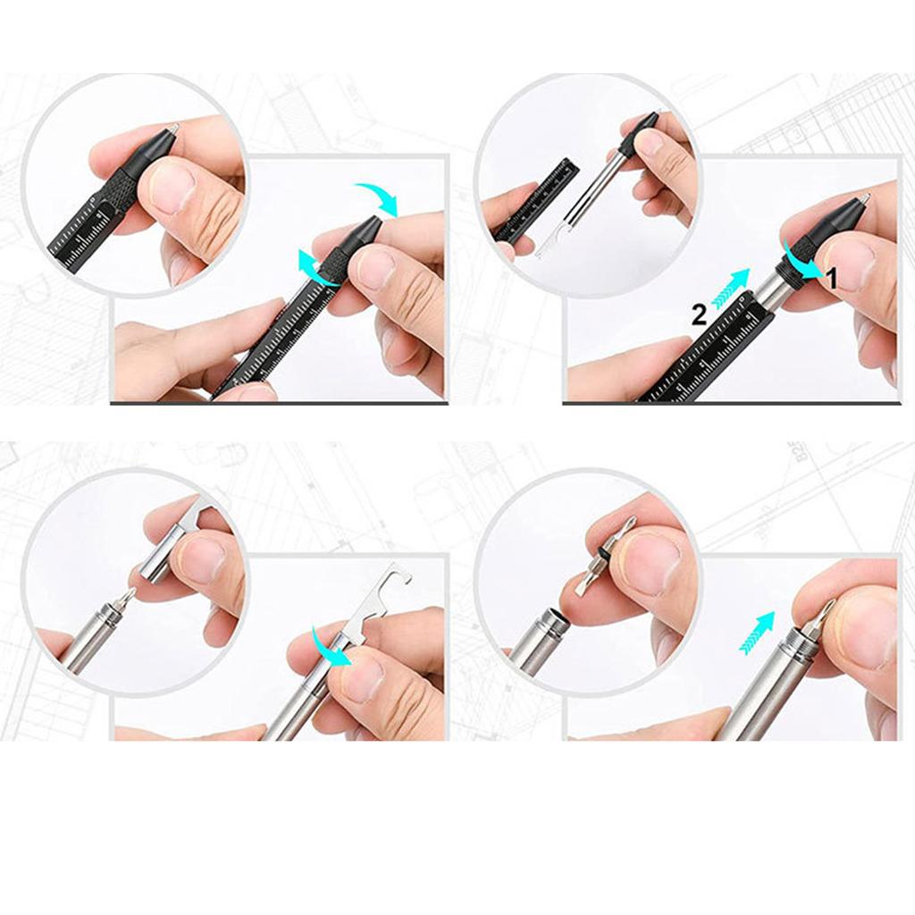 12 в 1 многофункциональная ручка-инструмент рождественский чулок для мужчин рождественский подарок 12 в 1 многофункциональная шариковая ручка гаджеты