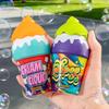 Игрушки Бутылочка с Пузырями Мини Форма Мороженого Портативная Бутылочка с Пузырями Непроливайка Перевернутый Дизайн Машинка Выдуватель для Детей Игры на Открытом Воздухе Пикник Веселье Вечеринка