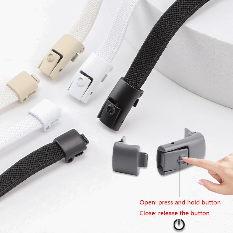 Эластичные шнурки, спортивные красочные шнурки с застежкой без завязок, 8 мм, шнурки на плоской подошве без завязок, шнурки для обуви для детей и взрослых, аксессуары для обуви