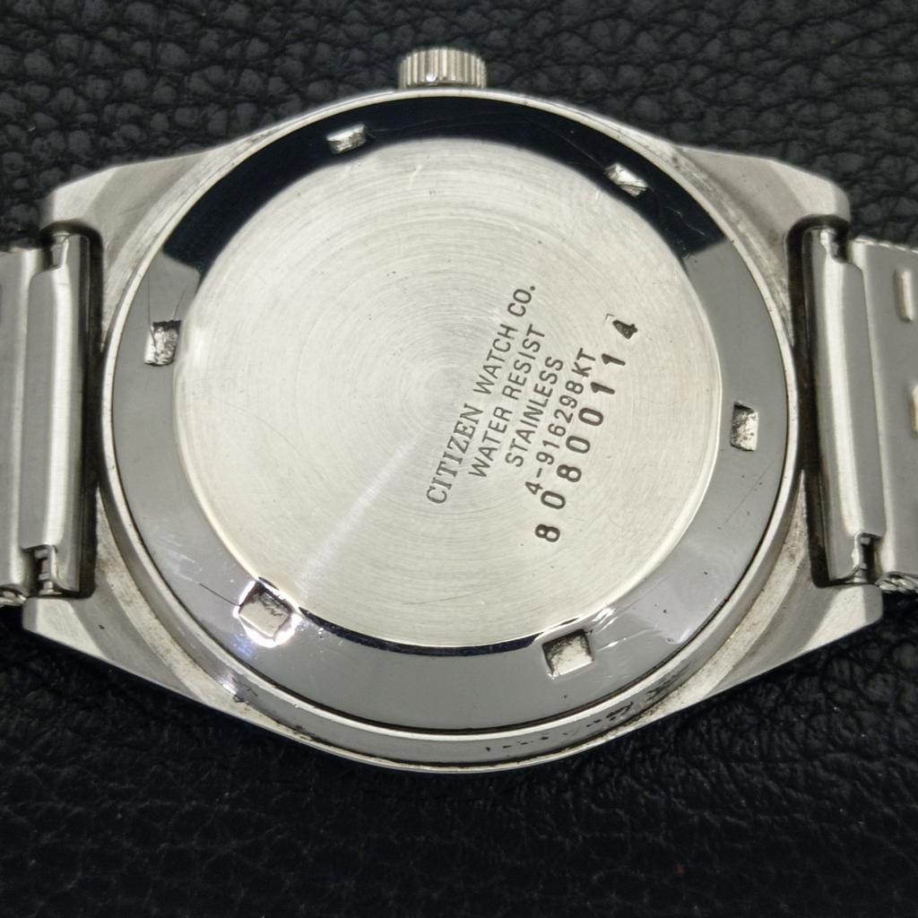 Citizen АВТОМАТИЧЕСКИЕ ВИНТАЖНЫЕ ЧАСЫ 8200 ЯПОНИЯ МУЖСКИЕ КОРИЧНЕВЫЙ ЦИФЕРБЛАТ a702135-5 R208-a702135