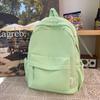 Сплошной цвет рюкзак женский кампус младших классов средней школы школьный ранец