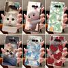 Гелевый чехол для Nothing Phone 4A Capa Coque Прозрачный силиконовый мягкий ТПУ задняя крышка Милый кот Кролик Сердце Защитный чехол Fundas