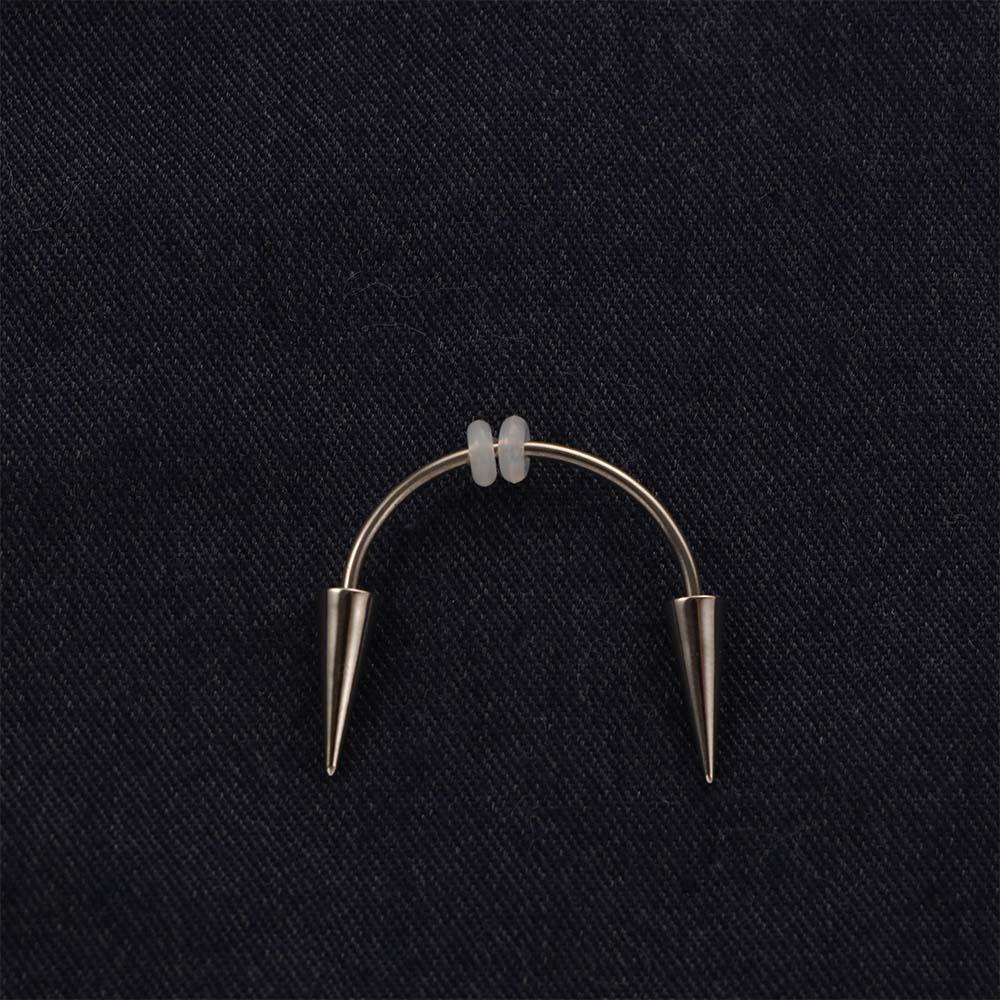 BCR Пирсинг септума Во рту Прокол Рот Кольцо Пирсинг Украшения Нержавеющая сталь Готика Кольцо для губ