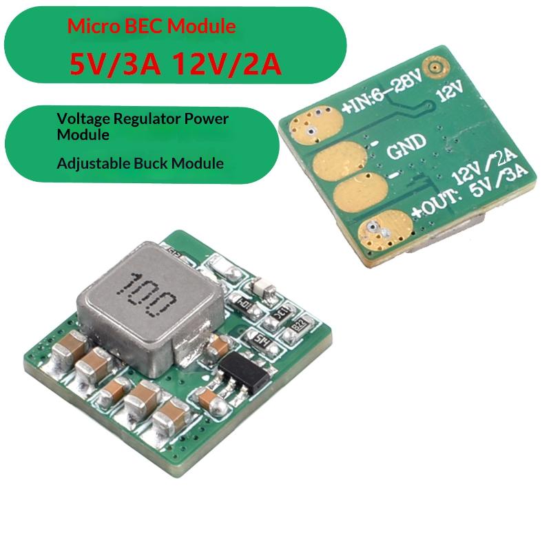 1Pcs Micro 6V-28V Bec For Rc Multirotor Airplane Fpv Freestyle Drones Diy Parts Micro Bec 5V/3A 12V/2A