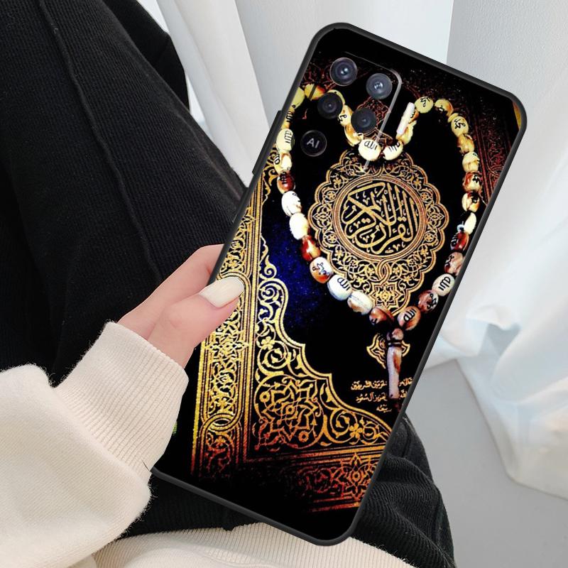 Мусульманский чехол Икхлас для Священного Корана для Oppo A96 A76 A16 A60 A98 A58 A78 A18 A38 A80 A40 A77 A57 A17 A74 A54 A94 A15 A5 Pro