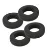 4 шт. шириной 22 мм передние и задние резиновые шины для колес Tamiya 1/14 RC Trailer Upgrade Parts