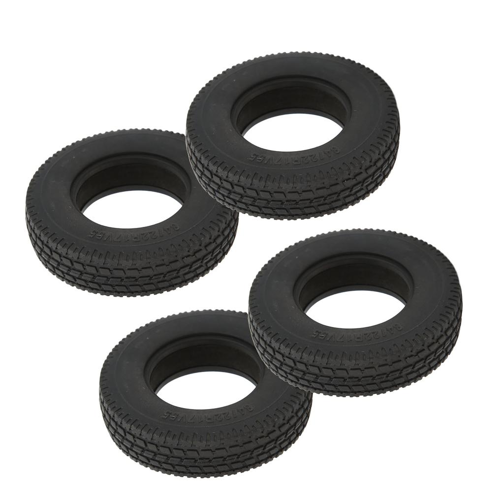 4 шт. шириной 22 мм передние и задние резиновые шины для колес Tamiya 1/14 RC Trailer Upgrade Parts