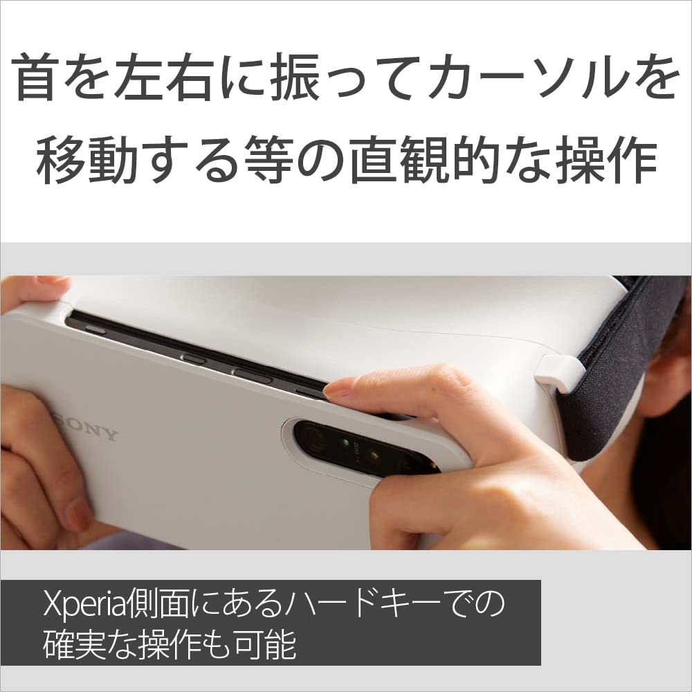 Sony Совместимость со смартфоном Android Xperia View эксклюзивно Visual 1 1 1 II Серый Большой / 360°VR/Xperia Гарнитура/Xperia IV, III, совместимый/XQZ-VG01A