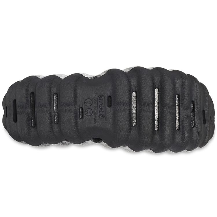 Crocs Echo Slide Reflective Unisex Sneakers Grey Black 208804-0WN