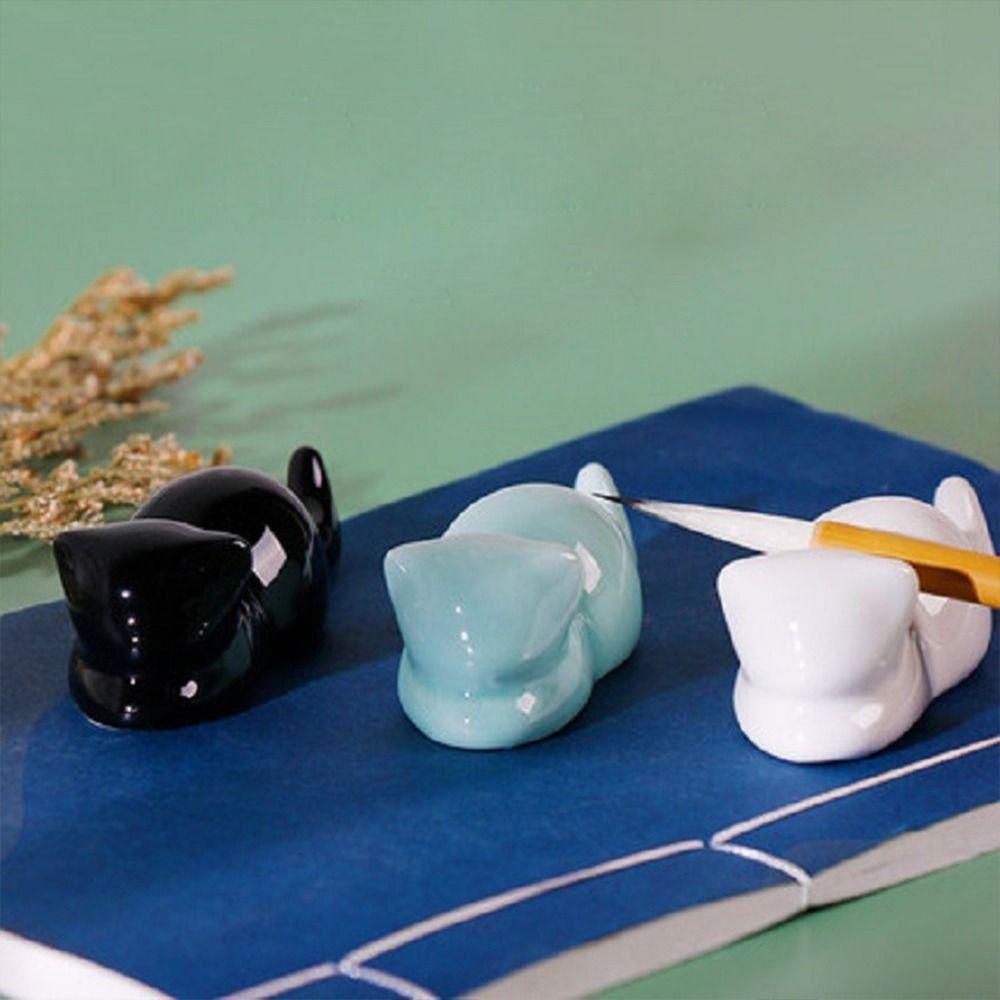 Подставка для кистей для письма художника, керамическая подставка для каллиграфических ручек для акварельной живописи тушью