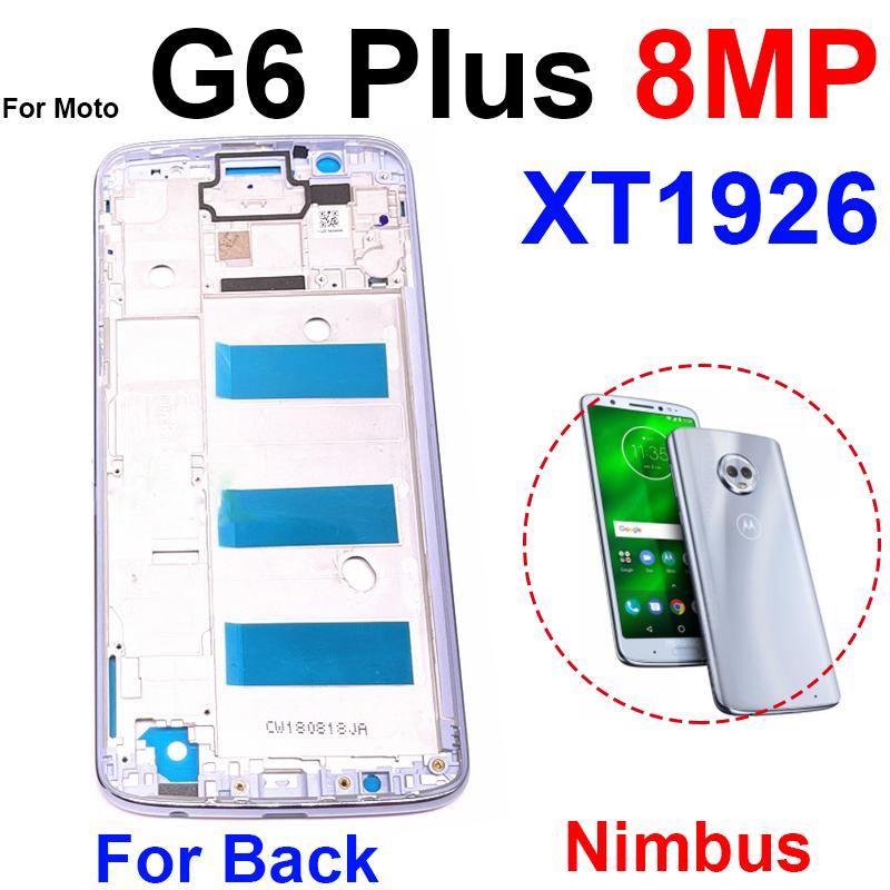 Middle Frame Housing For Motorola Moto G6 G6 Plus Middle Frame Cover Chassis Bezel Repair Parts