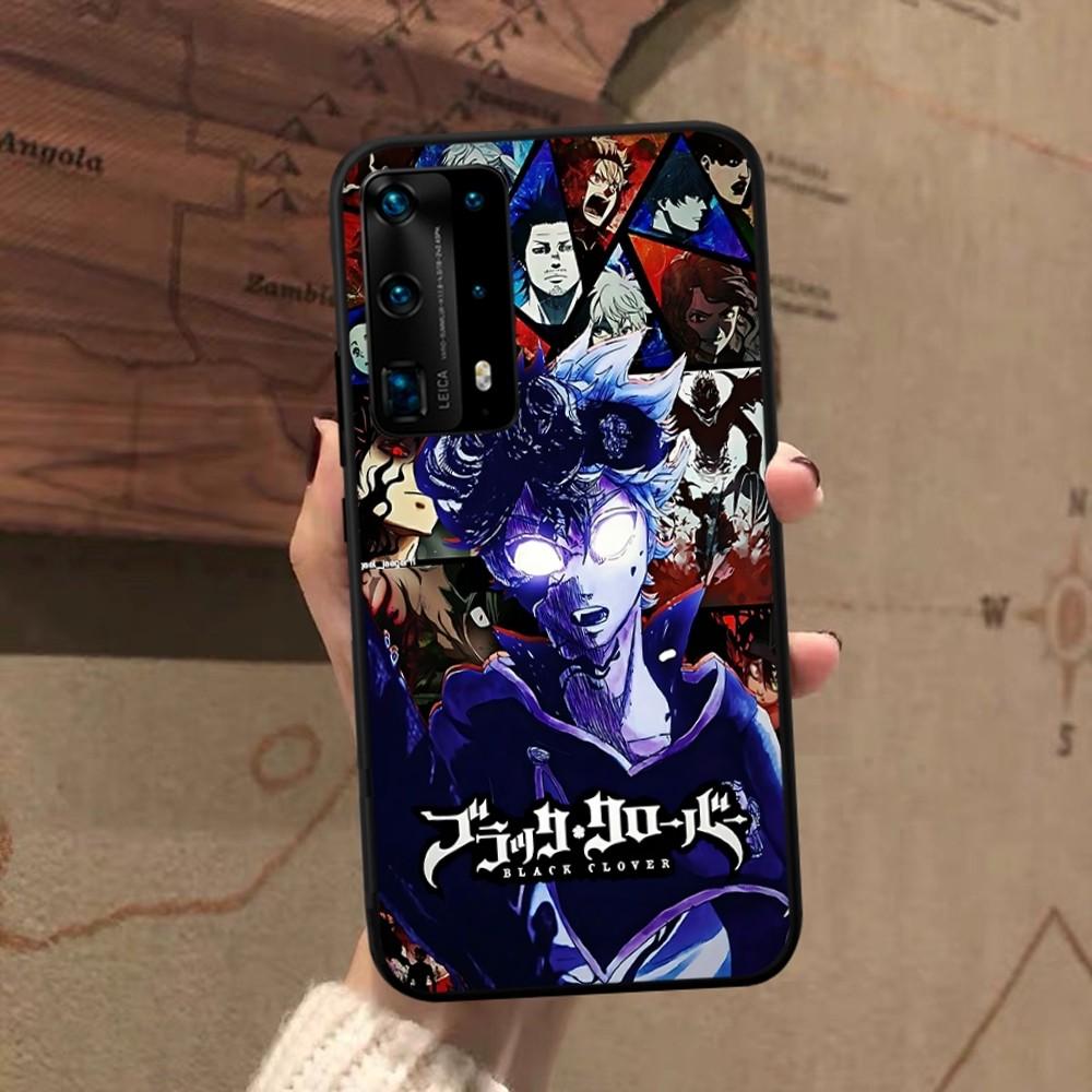Black Clover Phone Case For Huawei P 8 9 10 20 30 40 50 Pro Lite Psmart Honor 10 Lite 70 Mate 20lite