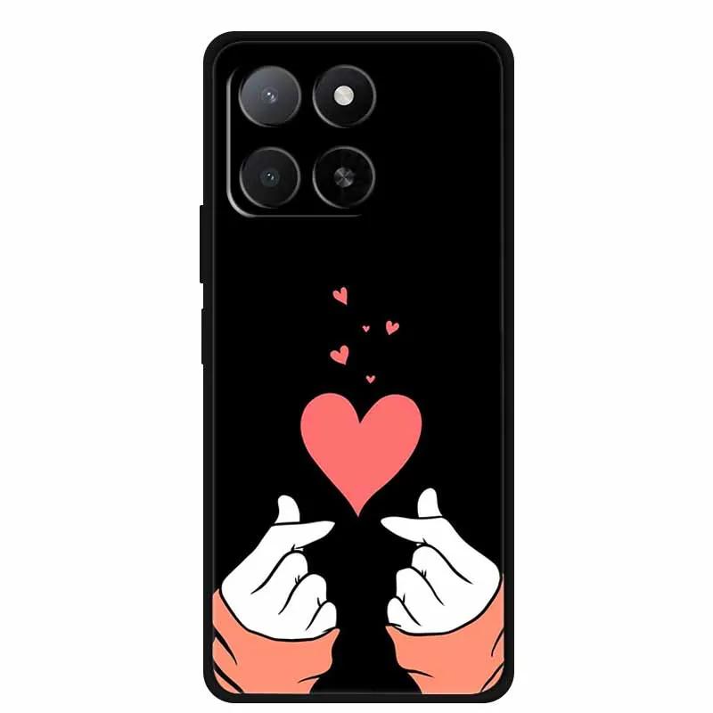 Чехол для телефона Motorola G86 G56 G 86 G 56 Coque Черный Силиконовый Мягкая Задняя Крышка Для Motorola G86 Power Edge 60 60S Чехол Мультяшный