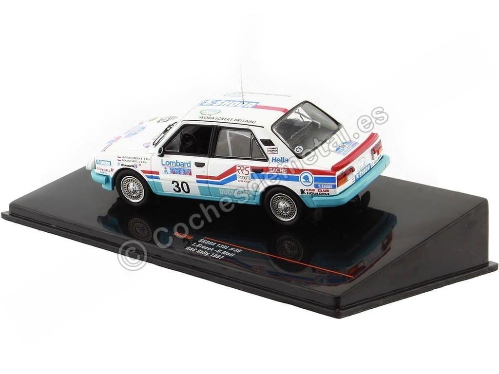 Ixo Model Skoda 130L 87RAC Ралли RAC350 #30 Л.Кречек/Б.Мотл 1/43