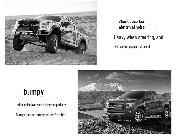 Adjustable Shock Absorber & 2-Inch Lift Kit for RAM1500 Pickup