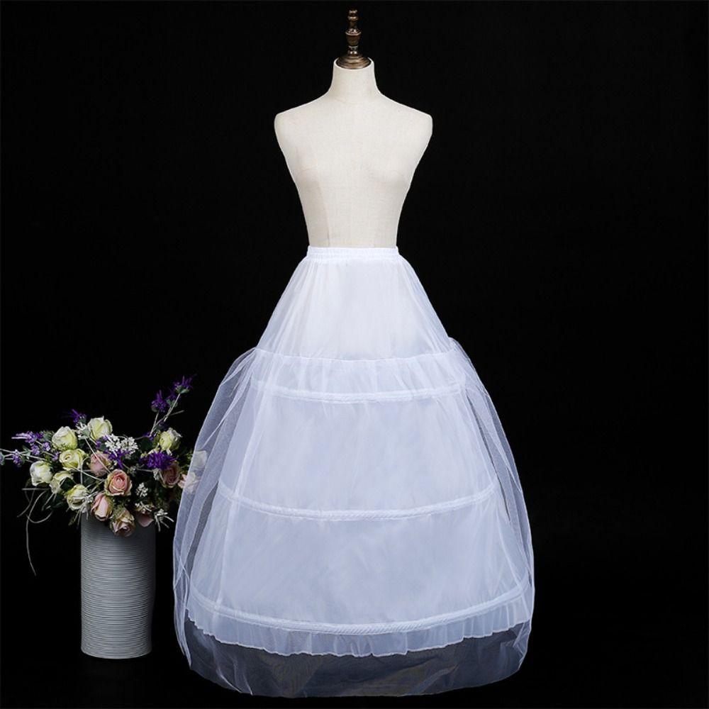 3-Hoops Underskirt Crinoline White Crinoline Skirt New Underskirt